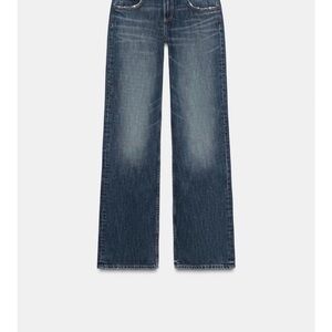 Zara Dark Blue Flare Jeans